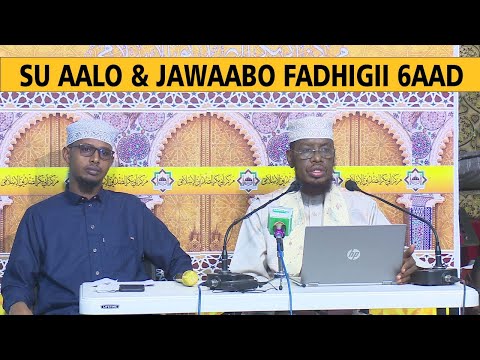 Su aalo iyo jawaabo  ► Q 6aad || Sh Maxamed CAbdi Umal  2023