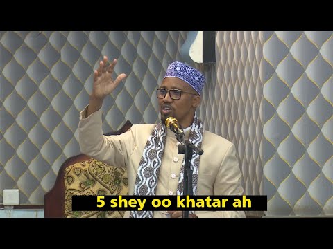 5 shey oo ummadda lagu halaago || khutbah || Dr Adan Sheikh Ali