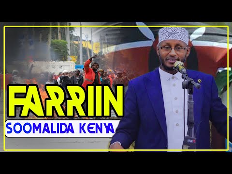 Farriin kusocota Somalida Kenya || Sh Abdullahi Aybakar